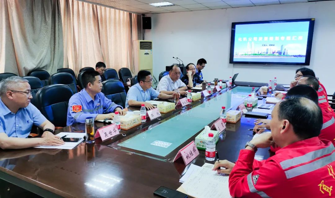 王大真一行到股份公司、化機(jī)公司現(xiàn)場辦公(圖3) 圖片
